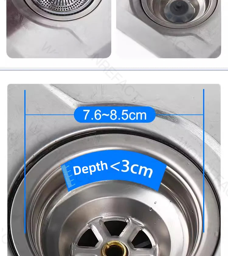 Kitchen Sink Drainage Filter Detachable Sink Food Catcher Sink Strainer Stopper Combo Pop-up Sink Filter Embedded Filter Basket
