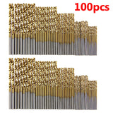 Titanium Coated HSS Drill Bit Set