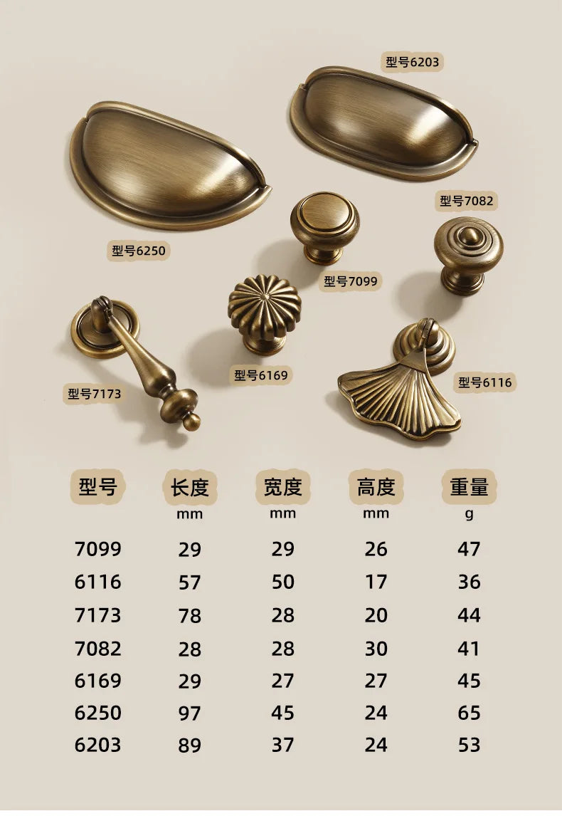 French-bronze solid handle vintage wardrobe/cabinet door handles small single-hole drawer pull medieval-style furniture hardware