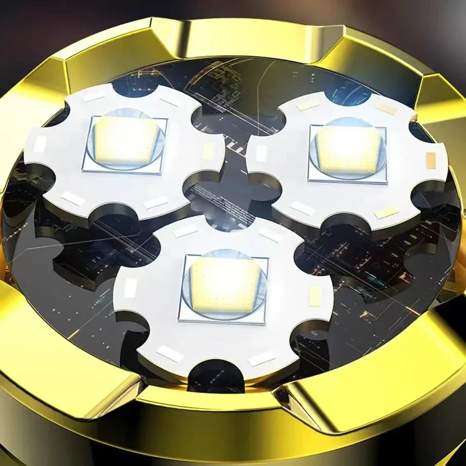 Tactical Long-Range LED Flashlight (Rechargeable)