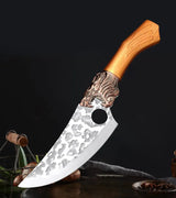 Meat Cutting Knives Boning Knife Wooden Handle Hnadmade Forge Knives Slicing Knife Multifunctional Kitchen Knives with Cover