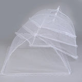 Picnic Food Covers for Outside Mesh 4 Packs Pop Up Fine Fly Net for Fruit - Collapsible Screen Umbrella Food Tent