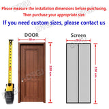 Magnetic Door Screen Insect Mosquito Net Curtain Black Fly Insect Auto Closing Invisible Mesh For Kitchen indoor living room