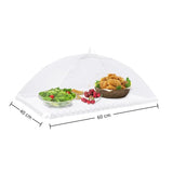 Picnic Food Covers for Outside Mesh 4 Packs Pop Up Fine Fly Net for Fruit - Collapsible Screen Umbrella Food Tent