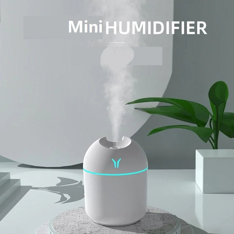 USB Mini Car Humidifier & Aroma Diffuser (250ml)