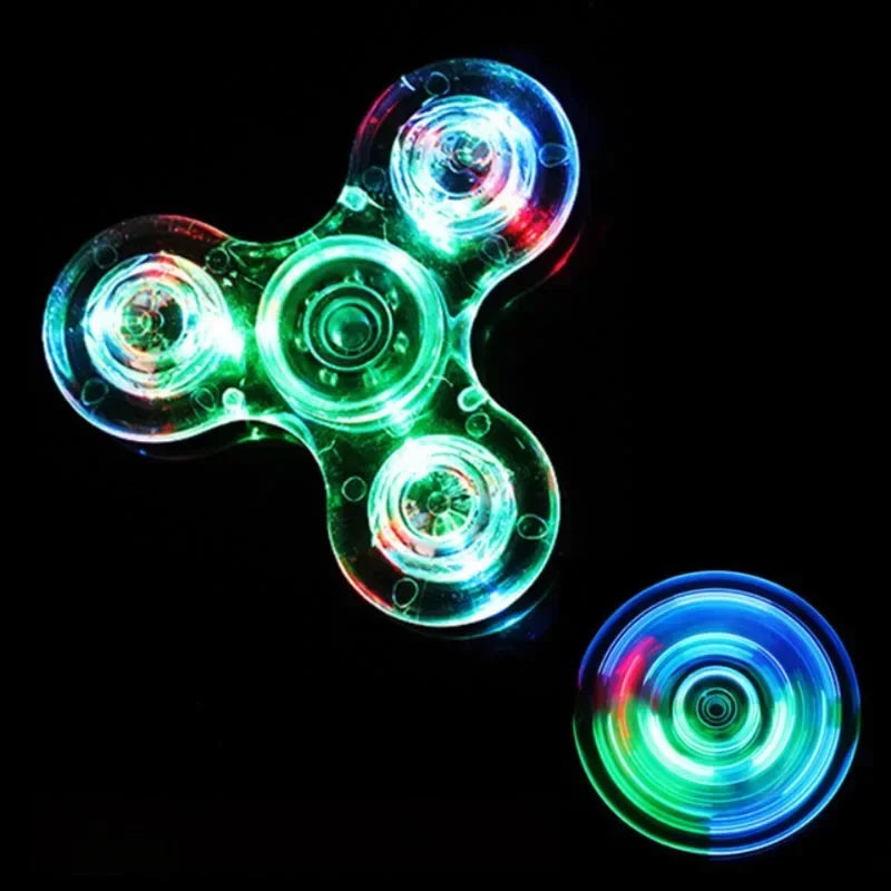 Glow-in-the-Dark LED Fidget Spinner